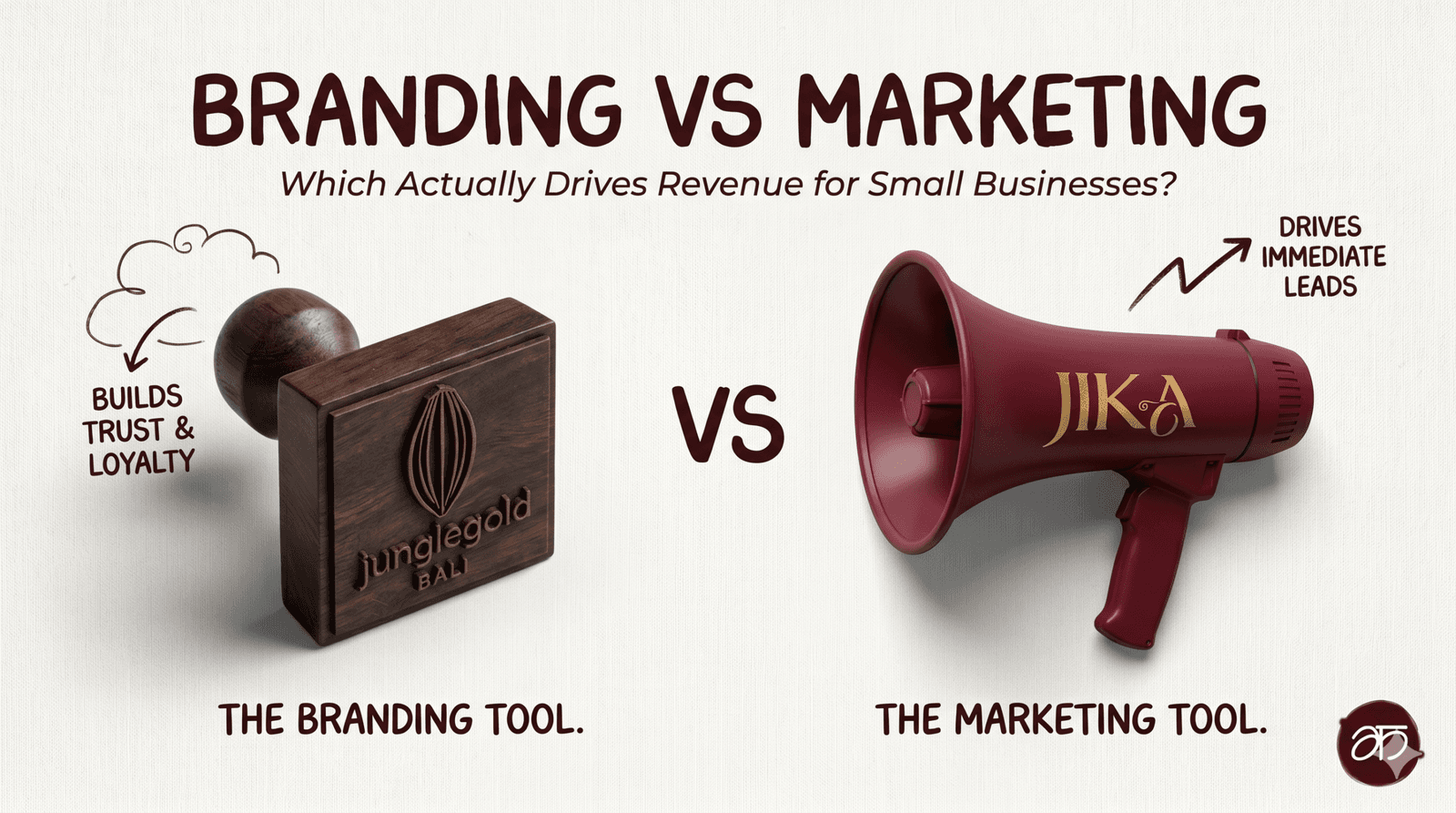 Branding vs Marketing: What Actually Drives Revenue for Small Businesses?